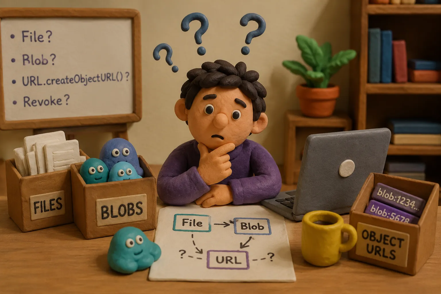 Puzzled Web Developer, figuring out js blobs